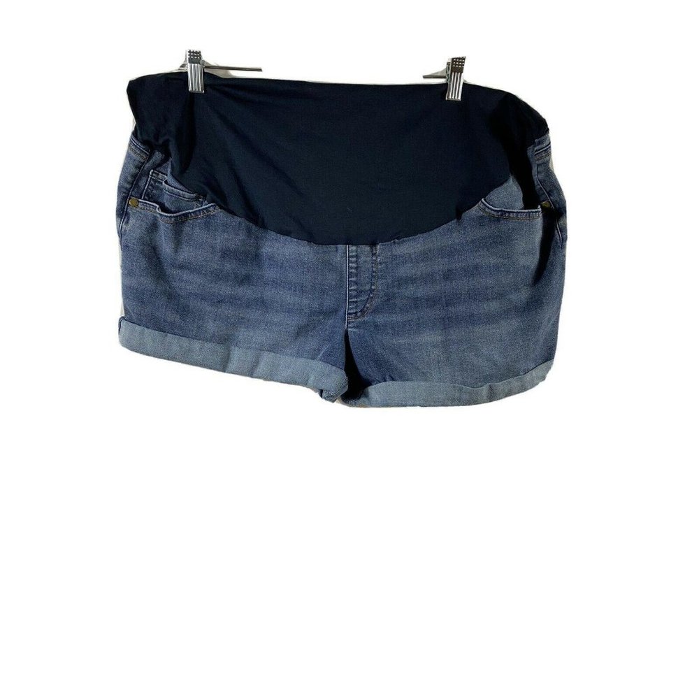 Time and Tru Women’s Blue Dark Wash Denim Maternit